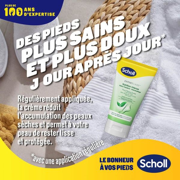 Scholl Crème Nutrition Intense Peaux Très Sèches, Dures, Rugueuses - 150 ml - Soin des pieds