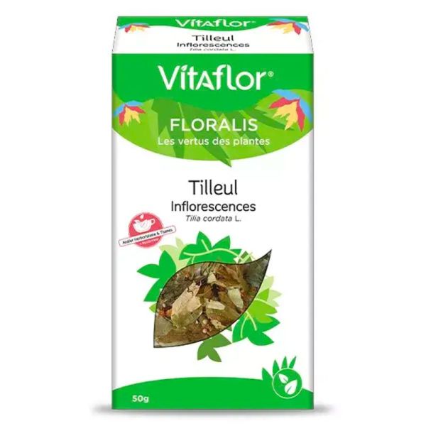 Vitaflor Tilleul Inflorescences - Relaxation et Sommeil - 50 g