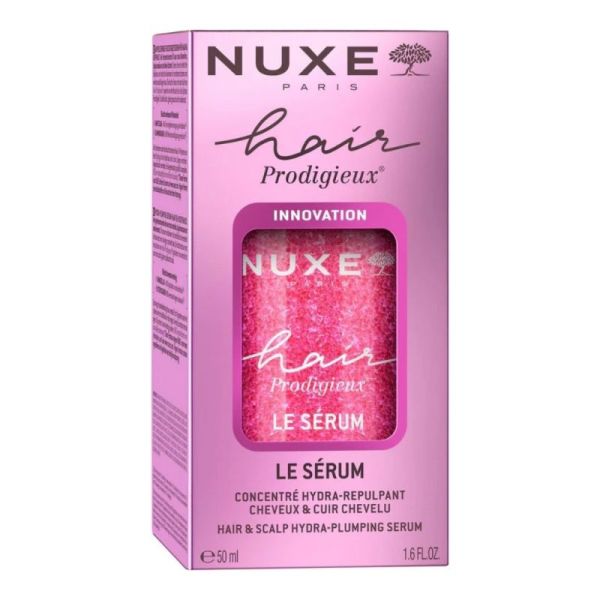Nuxe Hair Prodigieux Concentré Hydra-repulpant cheveux & cuir chevelu 50 ml – hydratation intense et cheveux repulpés