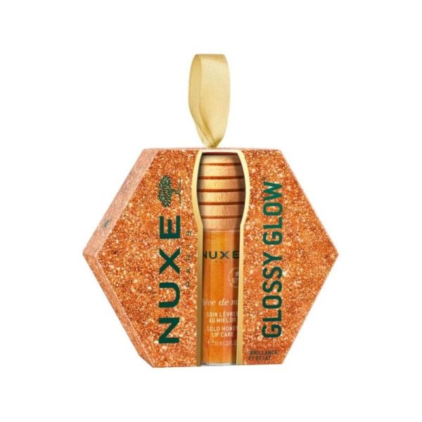 Nuxe Coffret Noël Rêve de Miel Brillance & Eclat 10 ml - Soin lèvres nacré et illuminateur au miel