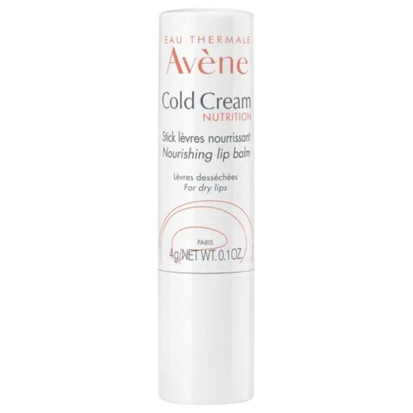 Avène Cold Cream Stick Lèvres Nourrissant - 4g - Protège et répare les lèvres sèches