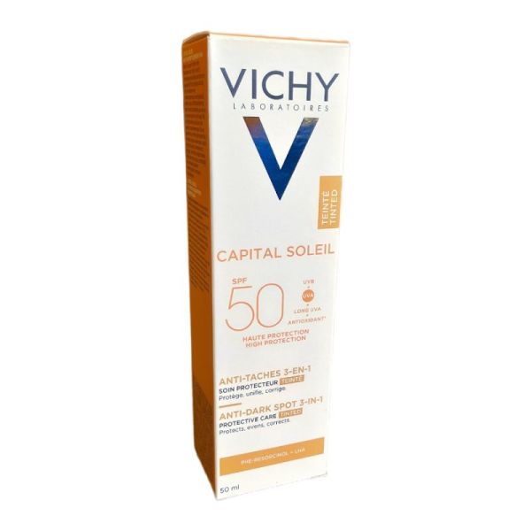 Vichy Capital Soleil Soin Anti-Taches Teinté 3-en-1 SPF50+ 50ml