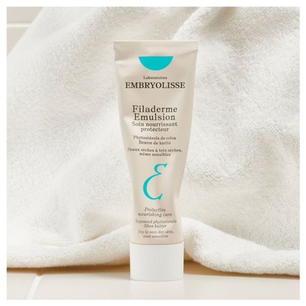 Embryolisse Filaderme Émulsion - 75ml - Nourrit intensément, apaise et restaure la barrière cutanée