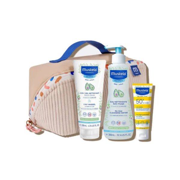 Mustela Vanity Vacances Coffret Essentiels Voyage Bébé - 3 Soins