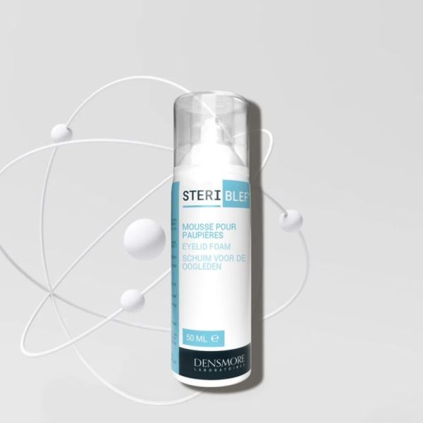 Densmore Steriblef Mousse nettoyante pour paupières 50ml - hygiène oculaire et apaisement