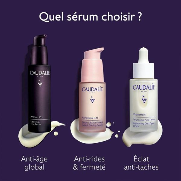 Caudalie Premier Cru Le Sérum 30ml – Anti-âge global et hydratation intense