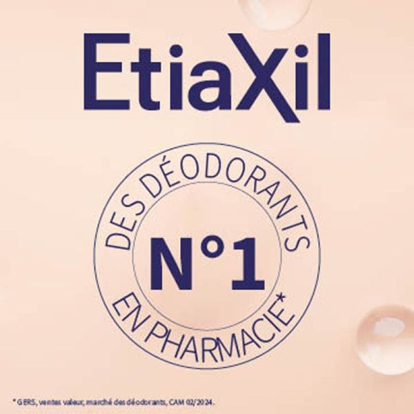 Etiaxil Roll-On Détranspirant Transpiration Excessive - Peaux Sensibles Confort+ - 2 x 50 ml