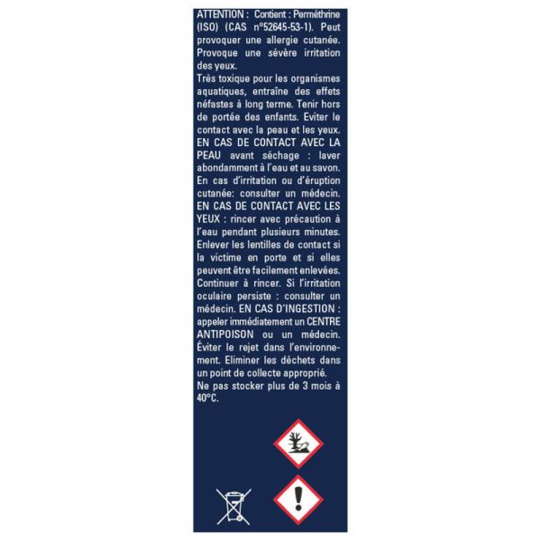Insect Ecran Anti-Moustiques Vêtements Concentré Insecticide Trempage - 200ml -  Protection longue durée