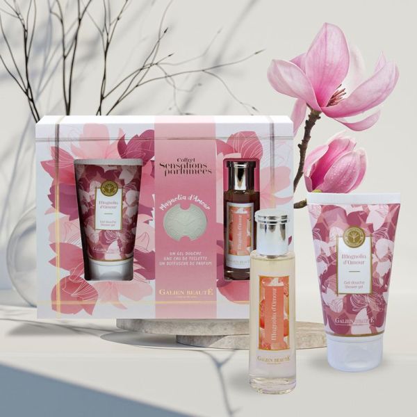 Claude Galien Coffret Eau de Toilette Magnolia d'Amour – Rituel parfumé corps et maison