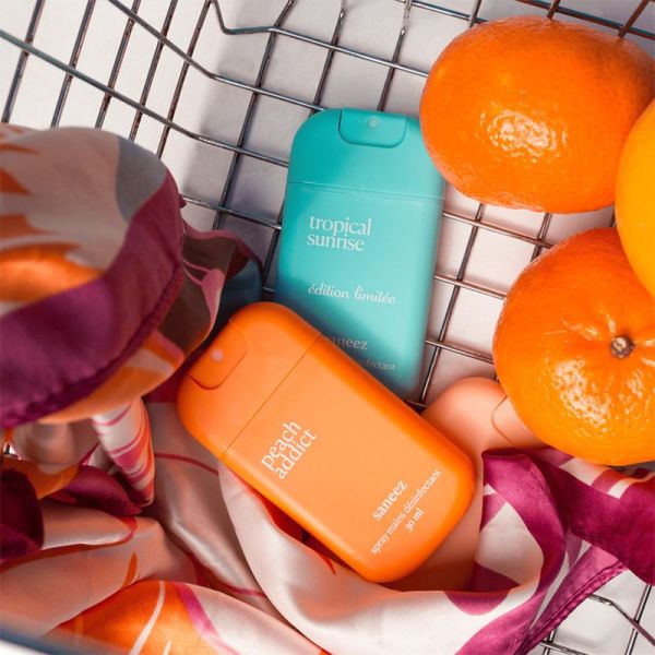 Saneez Spray Désinfectant Tropical Sunrise – Hygiène des mains
