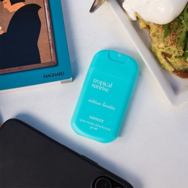 Saneez Spray Désinfectant Tropical Sunrise – Hygiène des mains