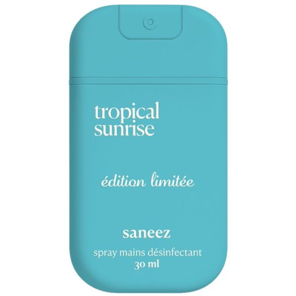 Saneez Spray Désinfectant Tropical Sunrise – Hygiène des mains