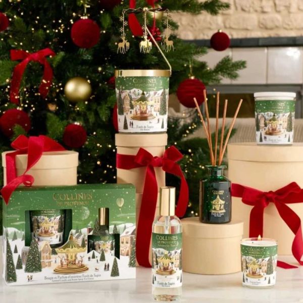 Collines de Provence Bouquet Parfumé Forêt de Sapin 100 ml - Parfum d'ambiance aux notes boisées