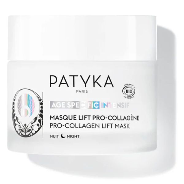 Patyka Age Specific Intensif Masque Lift Pro-Collagène Bio 50 ml – Expert raffermissant et rides comblées