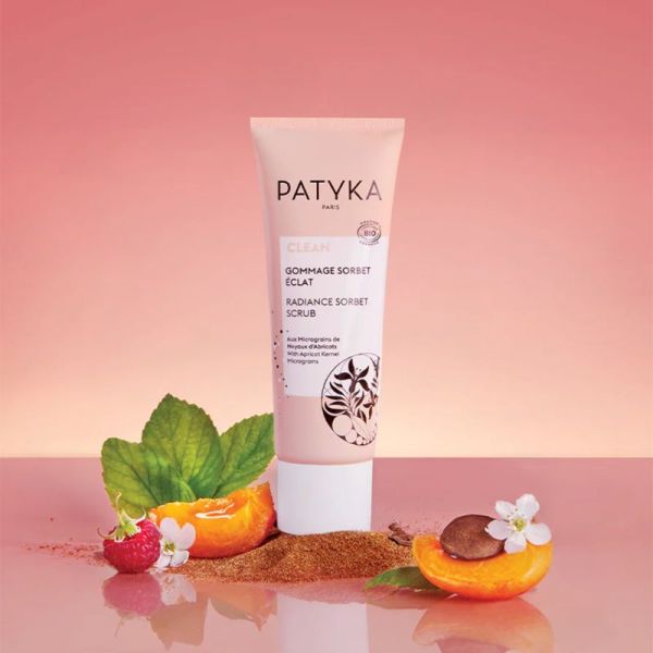 Patyka Clean Gommage Sorbet Éclat Bio 50 ml – Teint frais et grain de peau affiné