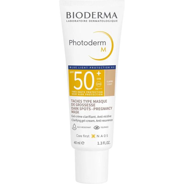 Bioderma Photoderm M SPF50+ Teinte Claire 40ml – Très haute protection anti-taches