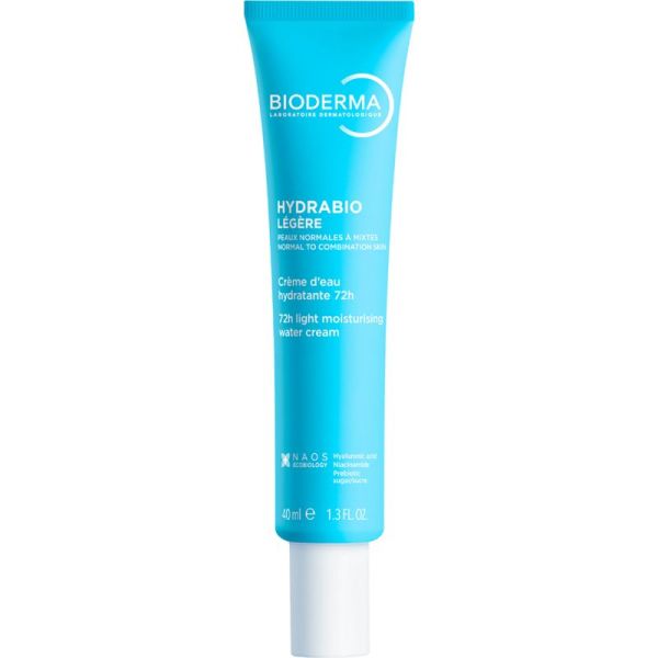 Bioderma Hydrabio Crème d'Eau Hydratante Légère 72H 40 ml – Soin peaux normales à mixtes