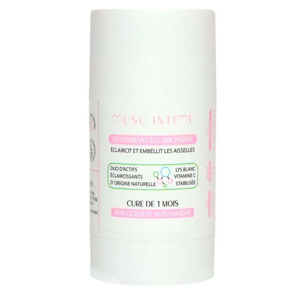 Musc Intime Déodorant Eclaircissant - Eclaircit et Embellit les Aisselles - 50g