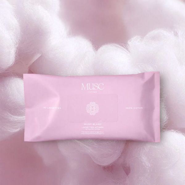 Musc Intime Musc Blanc Lingettes Intimes x30 – Fraîcheur intime