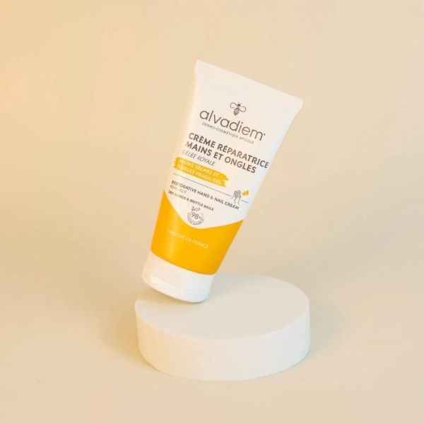 Alvadiem Crème Réparatrice Mains et Ongles à la Gelée Royale Bio - 50ml