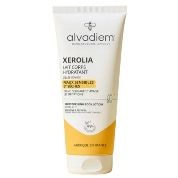 Alvadiem Xerolia Lait Corps Hydratant 200ml – Hydratation longue durée et confort