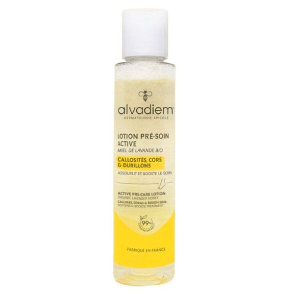 Alvadiem Lotion Pré-Soin Active au Miel de Lavande Bio 100ml – Assouplissement et fraîcheur