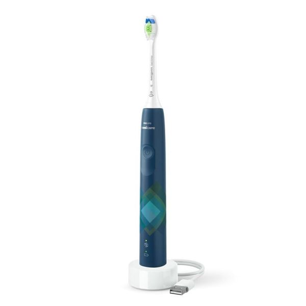 Philips Sonicare 4100 Series Brosse à Dents Électrique HX3689/42 Bleu Marine