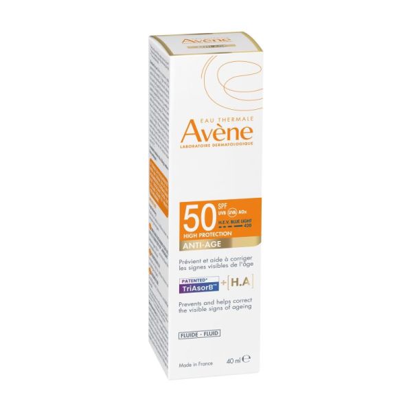Avène Solaire Fluide Visage Anti-Âge SPF50 - 40ml