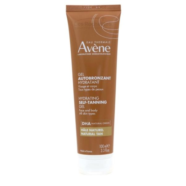 Avène Gel Autobronzant Hydratant - 100 ml - Hâle naturel Fini satiné