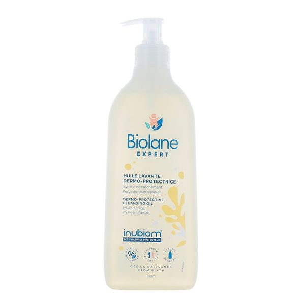 Biolane Expert Huile Lavante Dermo-Protectrice - Dès la Naissance - 500ml