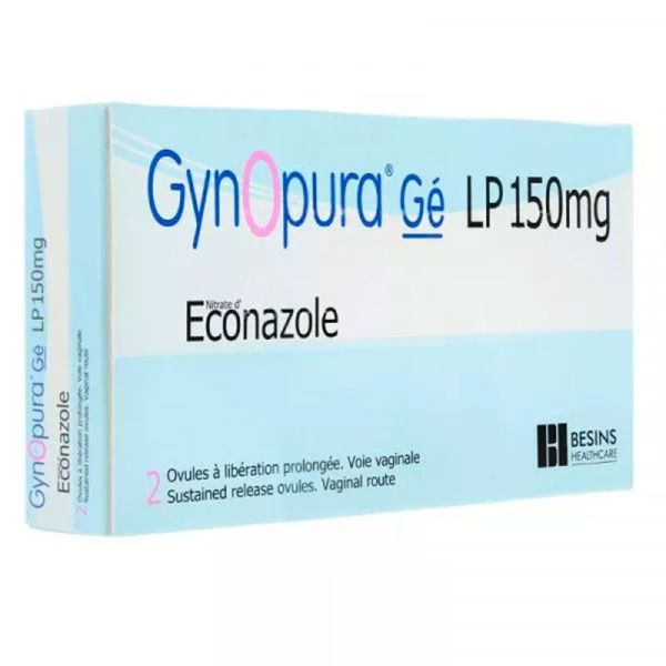 Gynopura Gé LP 150 mg - Mycose - 2 ovules