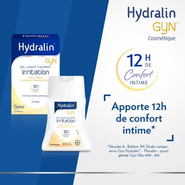 HydralinGyn Gel Lavant Calmant Irritation - 100ml