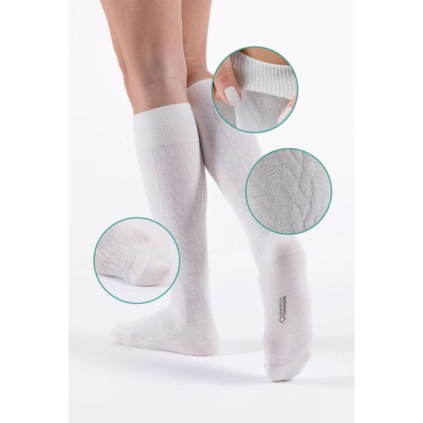 Thuasne Venoflex Fast Laine Chaussettes de Contention Femme Classe 2 Normal – Thermorégulation et confort