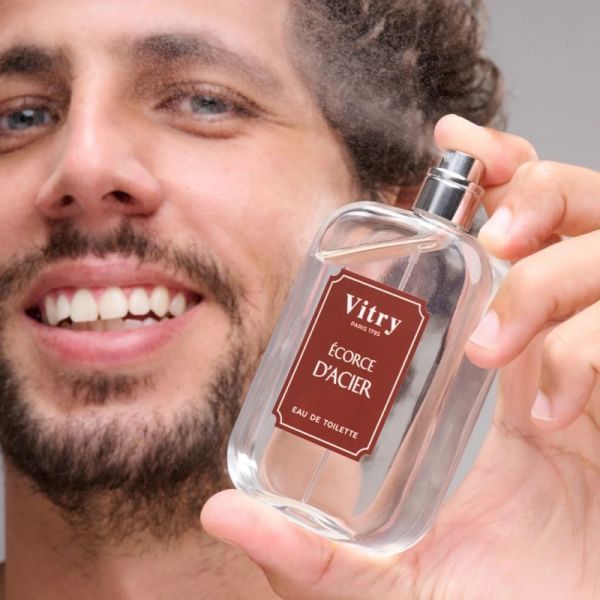 Vitry Eau de Toilette Homme Écorce d'Acier 100ml -  Boisé épicé gourmand