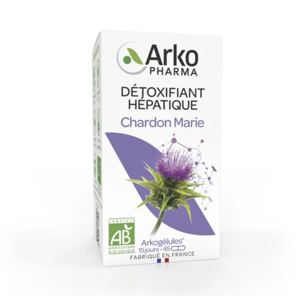 Arkopharma Arkogélules Chardon Marie Bio 45 gélules