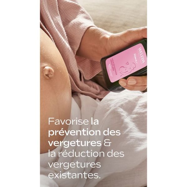 Weleda Maternité Huile de Massage Vergetures Lot de 2 x 100ml – Élasticité et prévention