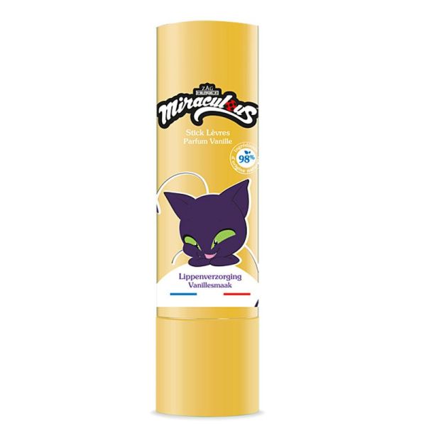 Le Comptoir Du Bain Stick Lèvres Miraculous - Parfum Vanille - Hydrate & Protège - 4g