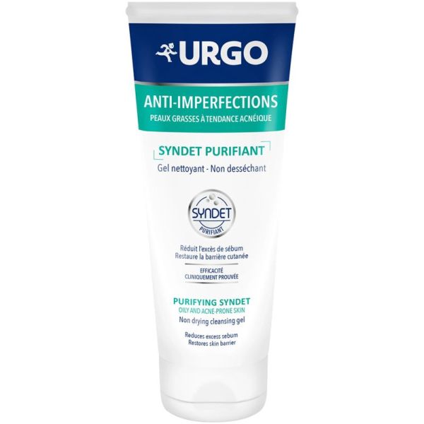 Urgo Anti-Imperfections Syndet Purifiant Gel Nettoyant 200ml – Pureté et douceur