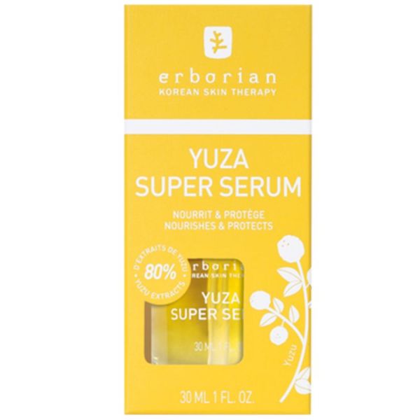 Erborian Yuza Super Serum 30ml – Sérum antioxydant à la vitamine C et au Yuzu coréen