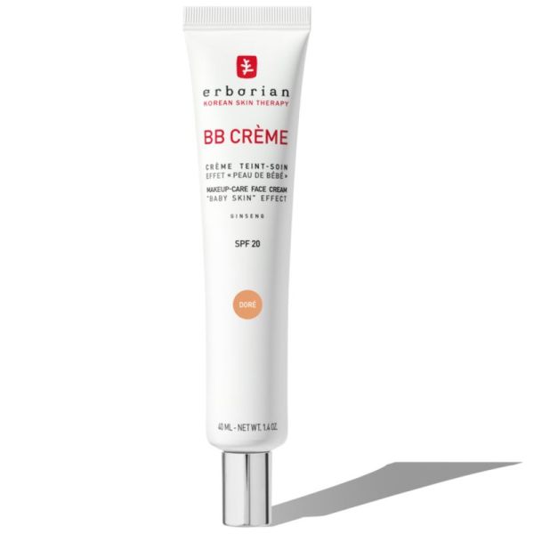 Erborian BB Crème au Ginseng 40ml Teinte Doré – Crème de teint soin effet peau de bébé