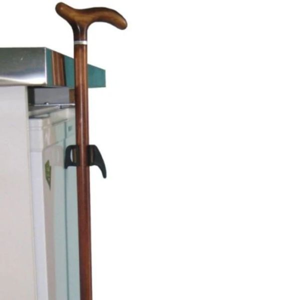 Fayet Accroche Canne avec aimant - Marron