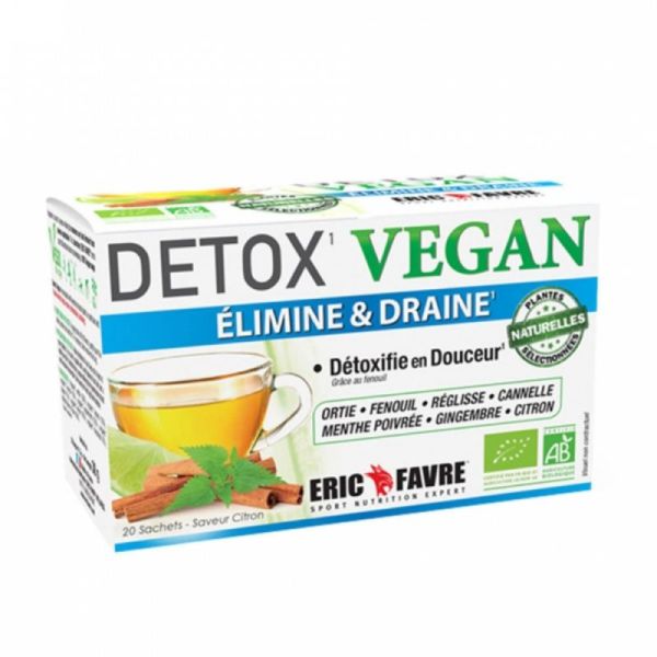 Eric Favre Tisane Detox Vegan Citron 20 sachets