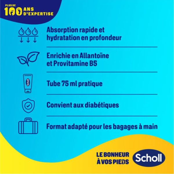 Scholl Crème Nutrition Intense Peaux Très Sèches 150ml – Réparation et douceur