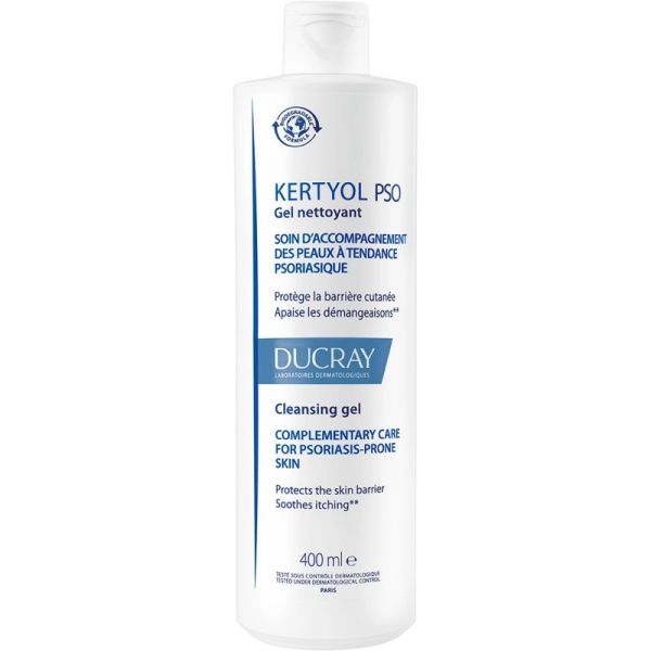 Ducray Kertyol P.S.O. Gel Nettoyant 400ml – Apaisement de la peau