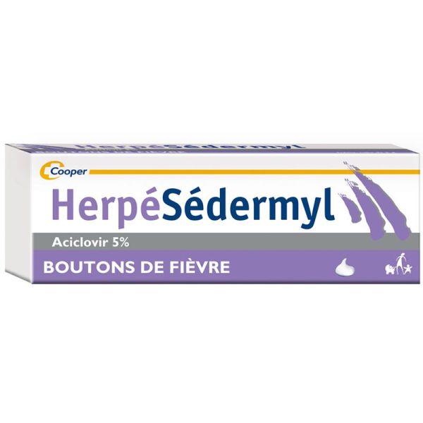 Cooper Herpesedermyl 5 % Crème Tube 2g - Aciclovir