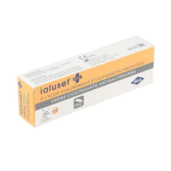 Ialuset Plus Crème Cicatrisante Antibactérienne 100g