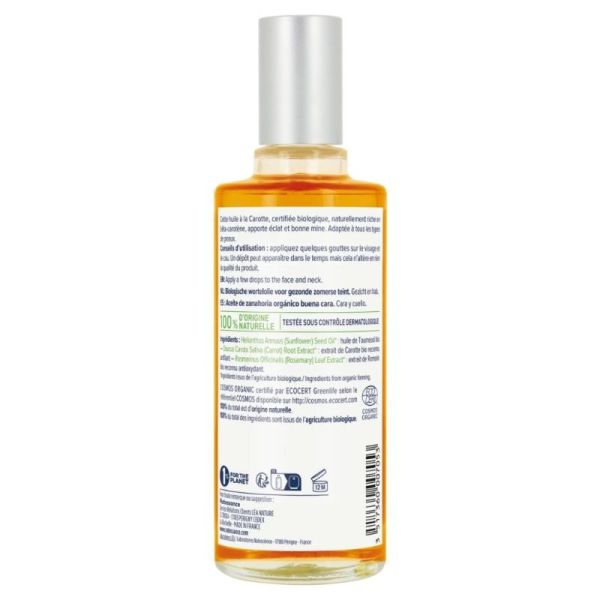 Natessance Huile de Carotte Flacon 50 ml – effet bonne mine et éclat du teint
