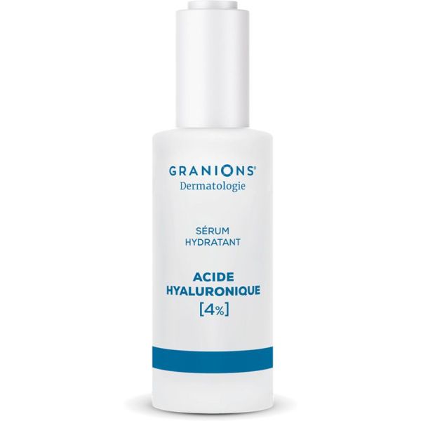 Granions Dermatologie Sérum Acide Hyaluronique 4% 30ml – Hydratation et fermeté