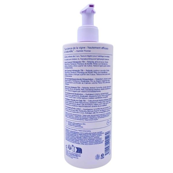 Caudalie Lait Corps Hydratation 72H 400 ml - Soin hydratant et apaisant
