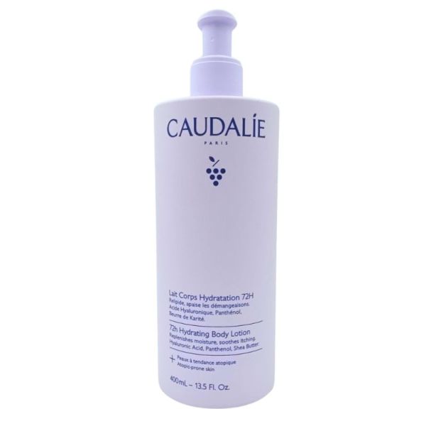 Caudalie Lait Corps Hydratation 72H 400 ml - Soin hydratant et apaisant